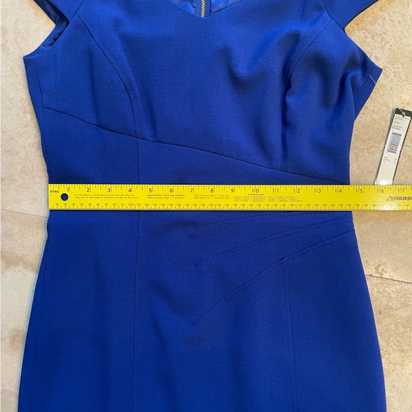 TAHARI NWT Cobalt Blue Dress - Picture 10 of 11
